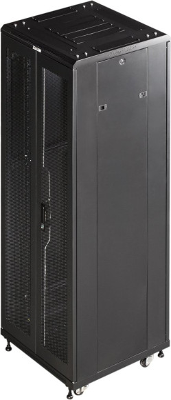 Шкаф коммутационный Lanmaster (TWT-CBB-42U-6X8-P1) напольный 42U 600x800мм пер.дв.перфор. задн.дв.перфор.2-хст. 2 бок.пан. 800кг черный 726мм 92кг 2055мм IP20 металл Шкаф коммутационный Lanmaster (TWT-CBB-42U-6X8-P1) напольный 42U 600x800мм пер.дв.перфор. задн.дв.перфор.2-хст. 2 бок.пан. 800кг черный 726мм 92кг 2055мм IP20 металл