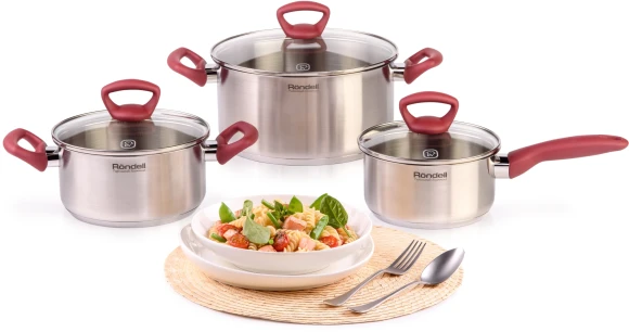 Ковш Rondell Heidi RDS-1111 1.4л. d=16см (с крышкой) стальной