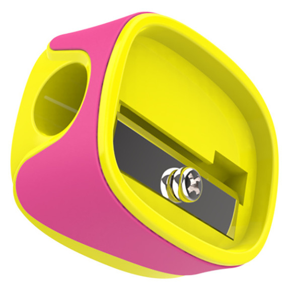 Точилка для карандашей ручная Deli ER00903 U-touch 1 отверстие пластик/резина ассорти туба