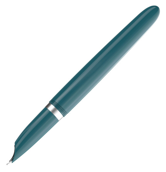 Ручка перьев. Parker 51 Core (2123506) Teal Blue CT F сталь нержавеющая подар.кор.