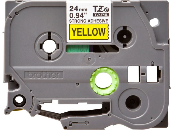 Картридж ленточный Brother TZES651 черный на желтом 24x8 для Brother P-Touch