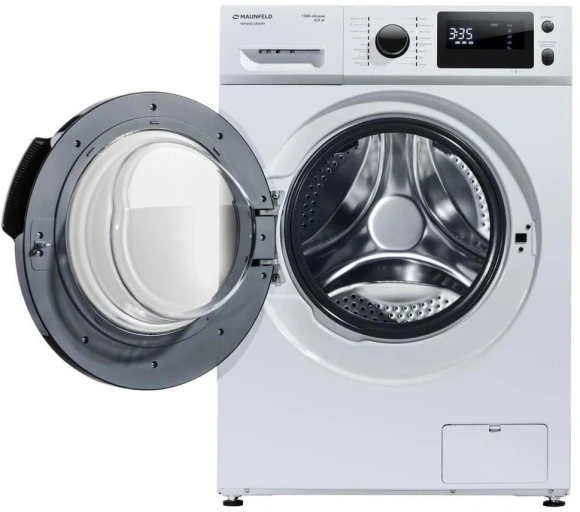 Стиральная машина Maunfeld MFWM1586WH класс: A загр.фронтальная макс.:8кг (с сушкой) белый инвертор Стиральная машина Maunfeld MFWM1586WH класс: A загр.фронтальная макс.:8кг (с сушкой) белый инвертор