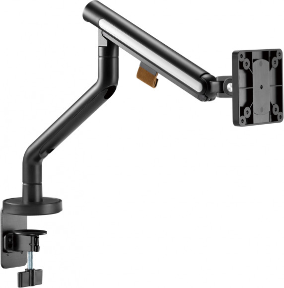 Кронштейн для мониторов Ultramounts UM725B черный 17"-32" макс.9кг крепление к столешнице поворот и наклон Кронштейн для мониторов Ultramounts UM725B черный 17"-32" макс.9кг крепление к столешнице поворот и наклон