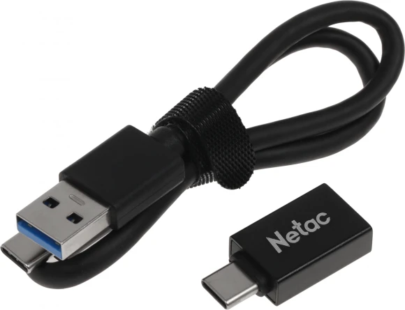 Накопитель SSD Netac USB-C 128GB NT01ZSLIM-128G-32BK Z Slim черный Накопитель SSD Netac USB-C 128GB NT01ZSLIM-128G-32BK Z Slim черный