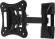 Кронштейн для телевизора Ultramounts UM891 черный 13"-27" макс.15кг настенный поворотно-выдвижной и наклонный Кронштейн для телевизора Ultramounts UM891 черный 13"-27" макс.15кг настенный поворотно-выдвижной и наклонный