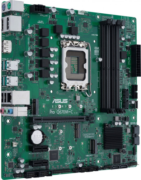Материнская плата Asus PRO Q670M-C-CSM Soc-1700 Intel Q670 4xDDR5 mATX AC`97 8ch(7.1) GbLAN RAID+HDMI+DP Материнская плата Asus PRO Q670M-C-CSM Soc-1700 Intel Q670 4xDDR5 mATX AC`97 8ch(7.1) GbLAN RAID+HDMI+DP
