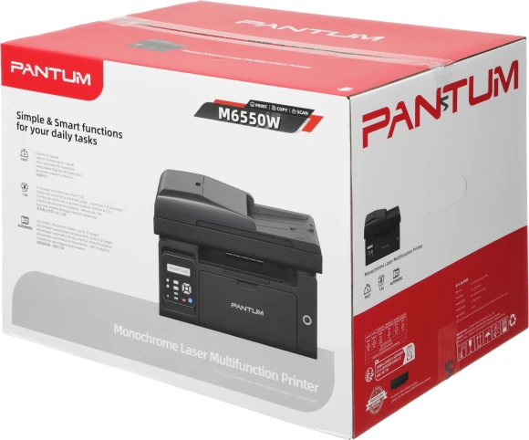 МФУ лазерный Pantum M6550W A4 WiFi черный