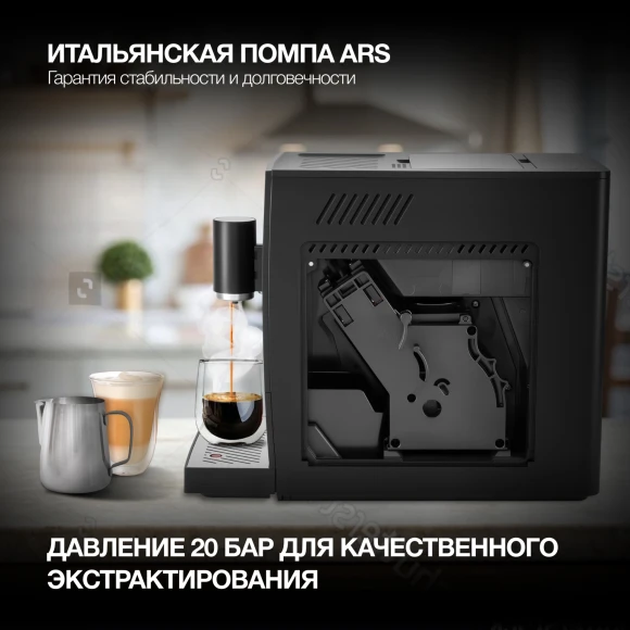 Кофемашина Hyundai HAM-4402 1350Вт черный