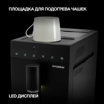 Кофемашина Hyundai HAM-4402 1350Вт черный