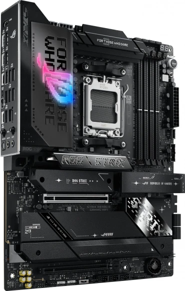 Материнская плата Asus ROG STRIX X870E-E GAMING WIFI Socket AM5 AMD X870E 4xDDR5 ATX AC`97 8ch(7.1) 5Gigabit RAID+HDMI Материнская плата Asus ROG STRIX X870E-E GAMING WIFI Socket AM5 AMD X870E 4xDDR5 ATX AC`97 8ch(7.1) 5Gigabit RAID+HDMI
