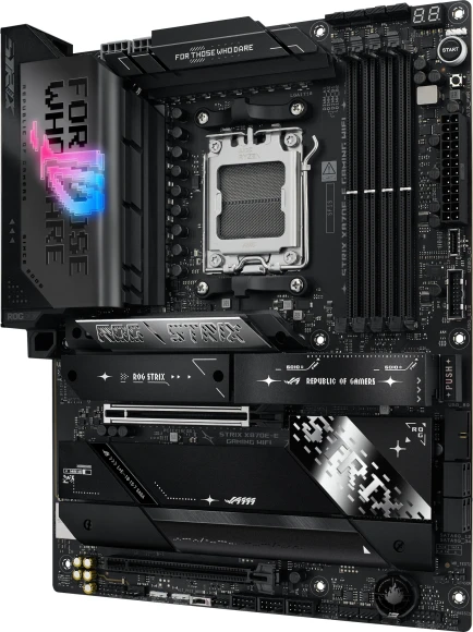 Материнская плата Asus ROG STRIX X870E-E GAMING WIFI Socket AM5 AMD X870E 4xDDR5 ATX AC`97 8ch(7.1) 5Gigabit RAID+HDMI Материнская плата Asus ROG STRIX X870E-E GAMING WIFI Socket AM5 AMD X870E 4xDDR5 ATX AC`97 8ch(7.1) 5Gigabit RAID+HDMI