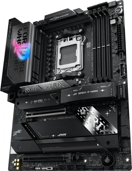 Материнская плата Asus ROG STRIX X870E-E GAMING WIFI Socket AM5 AMD X870E 4xDDR5 ATX AC`97 8ch(7.1) 5Gigabit RAID+HDMI Материнская плата Asus ROG STRIX X870E-E GAMING WIFI Socket AM5 AMD X870E 4xDDR5 ATX AC`97 8ch(7.1) 5Gigabit RAID+HDMI