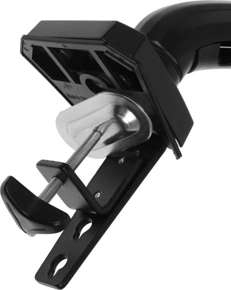 Кронштейн для мониторов ЖК Buro M1 черный 17"-27" макс.9кг крепление к столешнице поворот и наклон Кронштейн для мониторов ЖК Buro M1 черный 17"-27" макс.9кг крепление к столешнице поворот и наклон