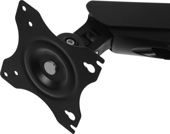 Кронштейн для мониторов ЖК Buro M1 черный 17"-27" макс.9кг крепление к столешнице поворот и наклон Кронштейн для мониторов ЖК Buro M1 черный 17"-27" макс.9кг крепление к столешнице поворот и наклон