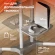 Стойка для телевизора Onkron TS1351 белый 32"-65" макс.50кг напольный мобильный