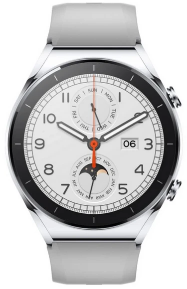 Смарт-часы Xiaomi Watch S1 GL 46мм 1.43" AMOLED корп.серебристый рем.серебристый разм.брасл.:149.8-233.8 мм (BHR5560GL)
