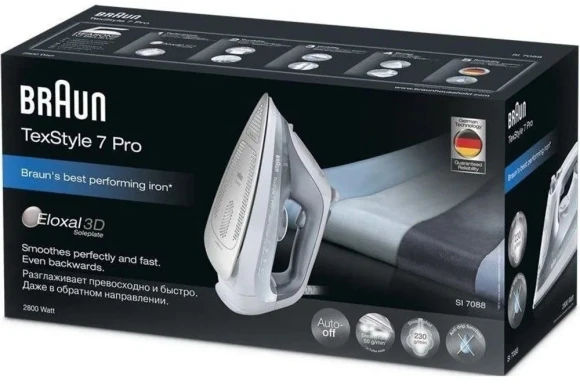 Утюг Braun SI7149WB 2900Вт серый/белый Утюг Braun SI7149WB 2900Вт серый/белый