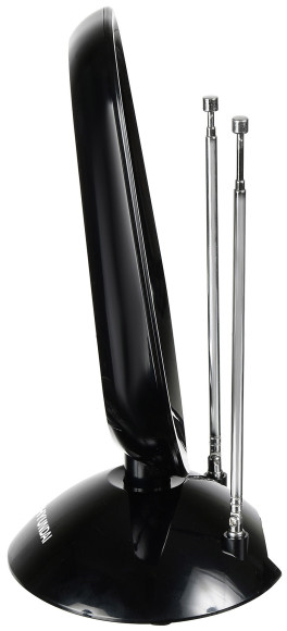 Антенна телевизионная Hyundai H-TAI320 13дБ активная черный каб.:1.85м Антенна телевизионная Hyundai H-TAI320 13дБ активная черный каб.:1.85м