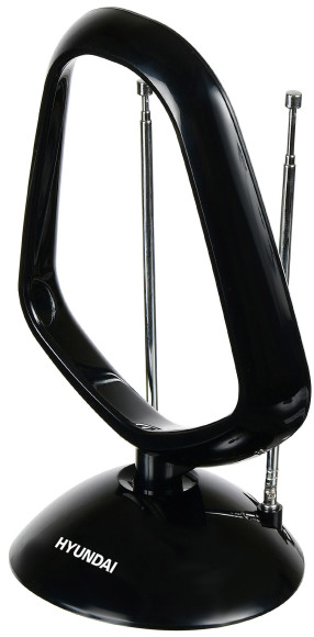 Антенна телевизионная Hyundai H-TAI320 13дБ активная черный каб.:1.85м Антенна телевизионная Hyundai H-TAI320 13дБ активная черный каб.:1.85м