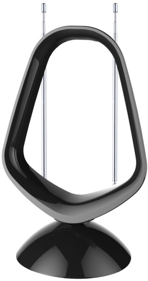 Антенна телевизионная Hyundai H-TAI320 13дБ активная черный каб.:1.85м Антенна телевизионная Hyundai H-TAI320 13дБ активная черный каб.:1.85м