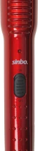 Щипцы Sinbo SHD 7077 30Вт красный/золотистый макс.темп.:200С покрытие:керамическое