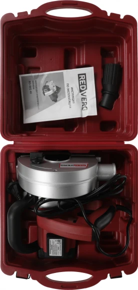 Бороздодел RedVerg RD-WG40 4000об/мин 1700W красный/черный ДА
