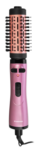 Фен-щетка Starwind SHB 7070 1000Вт розовый/черный