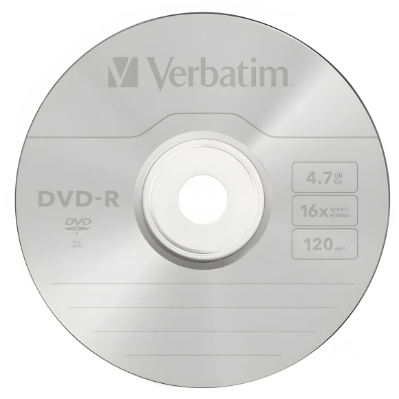Диск DVD-R Verbatim 4.7Gb 16x bulk (10шт) (43729)