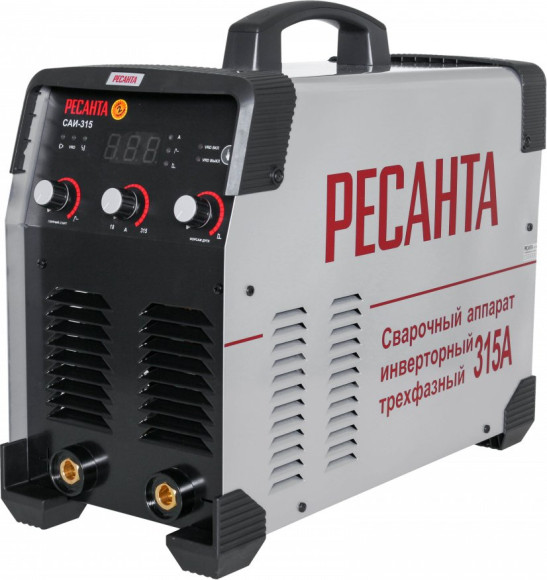 Сварочный аппарат Ресанта САИ-315-3ф инвертор ММА DC 9.5кВт Сварочный аппарат Ресанта САИ-315-3ф инвертор ММА DC 9.5кВт