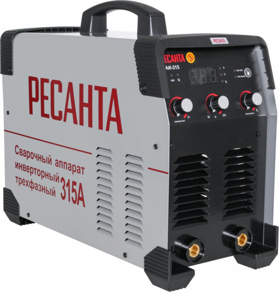 Сварочный аппарат Ресанта САИ-315-3ф инвертор ММА DC 9.5кВт Сварочный аппарат Ресанта САИ-315-3ф инвертор ММА DC 9.5кВт