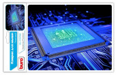 Коврик для мыши Buro BU-R51768 Мини рисунок/процессор 220x180x2мм Коврик для мыши Buro BU-R51768 Мини рисунок/процессор 220x180x2мм