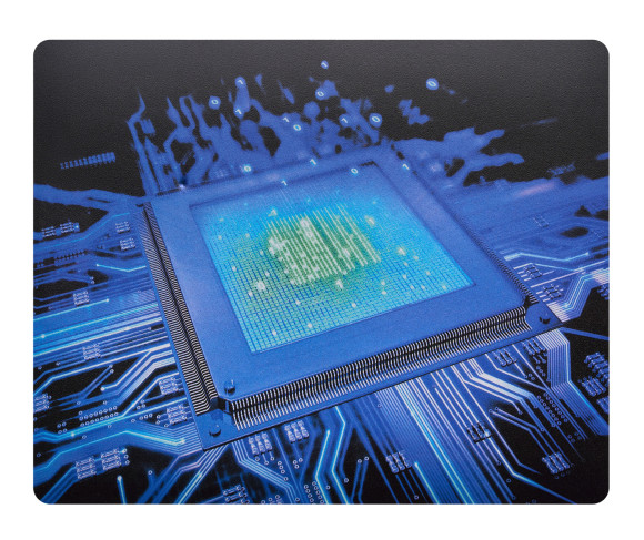 Коврик для мыши Buro BU-R51768 Мини рисунок/процессор 220x180x2мм