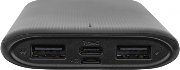 Мобильный аккумулятор TFN Porta PB-247 10000mAh 2.1A 2xUSB-A/USB-C черный (TFN-PB-247-BK)