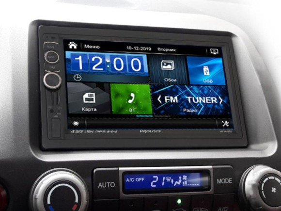 Автомагнитола Prology MPN-520 2DIN 4x55Вт v4.2 7" ПДУ RDS (PRMPN520)