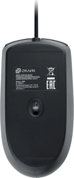 Мышь Оклик 100M черный оптическая 1600dpi USB для ноутбука 4but (1909417) Мышь Оклик 100M черный оптическая 1600dpi USB для ноутбука 4but (1909417)