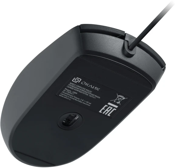 Мышь Оклик 100M черный оптическая 1600dpi USB для ноутбука 4but (1909417) Мышь Оклик 100M черный оптическая 1600dpi USB для ноутбука 4but (1909417)