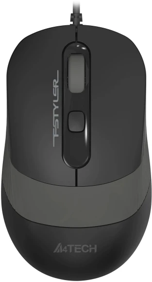 Мышь A4Tech Fstyler FM10T серый/черный оптическая 1600dpi USB для ноутбука 3but (FM10T GREY)