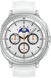 Смарт-часы Samsung Galaxy Watch 8 Classic LTE 46мм 1.34" Super AMOLED корп.серебристый рем.черный (SM-L505FZKACAU)