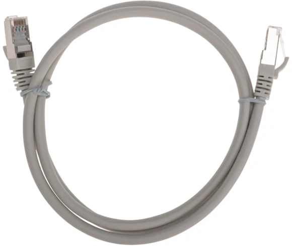 Патч-корд Rexant 02-0210-1 F/UTP RJ-45 вил. кат.6 1м серый LSZH