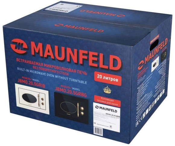 Микроволновая печь Maunfeld JBMO.20.5GRBG 20л. 700Вт черный (встраиваемая) Микроволновая печь Maunfeld JBMO.20.5GRBG 20л. 700Вт черный (встраиваемая)