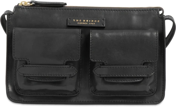 Сумка женская The Bridge Lucrezia 04150501/YH темно-синяя натур.кожа