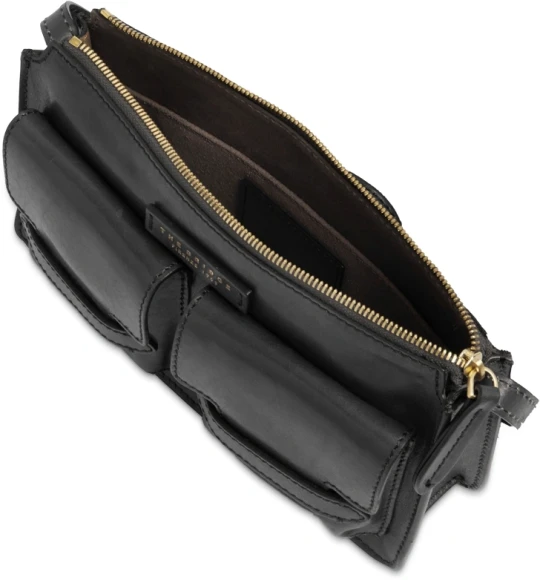 Сумка женская The Bridge Lucrezia 04150501/YH темно-синяя натур.кожа