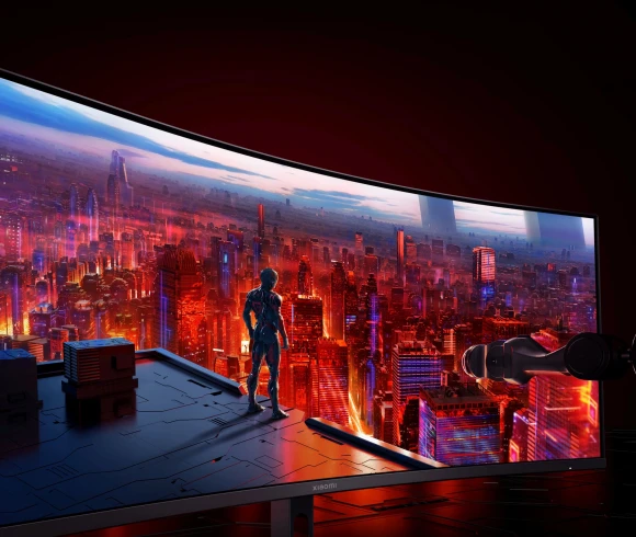 Монитор Xiaomi 34" Curved Gaming Monitor G34WQi черный VA LED 1ms 21:9 HDMI матовая HAS Piv 350cd 178гр/178гр 3440x1440 180Hz FreeSync Premium DP 2K 6.9кг Монитор Xiaomi 34" Curved Gaming Monitor G34WQi черный VA LED 1ms 21:9 HDMI матовая HAS Piv 350cd 178гр/178гр 3440x1440 180Hz FreeSync Premium DP 2K 6.9кг