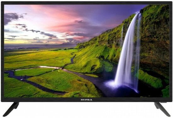 Телевизор LED Supra 43" STV-LC43ST0045F черный FULL HD 60Hz DVB-T DVB-T2 DVB-C USB WiFi Smart TV (RUS)