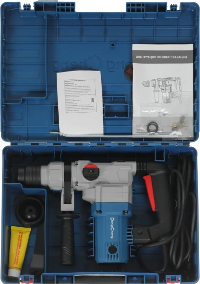 Перфоратор DongCheng DZC03-26SH патрон:SDS-plus уд.:3Дж 750Вт (кейс в комплекте)