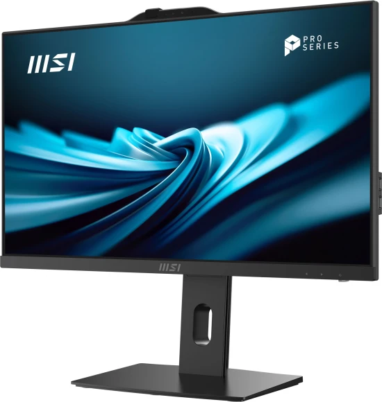 Моноблок MSI Pro AP242P 14M-662XRU 23.8" Full HD i3 14100 (3.5) 16Gb SSD512Gb UHDG 730 без ОС GbitEth WiFi BT 120W клавиатура мышь Cam черный 1920x1080
