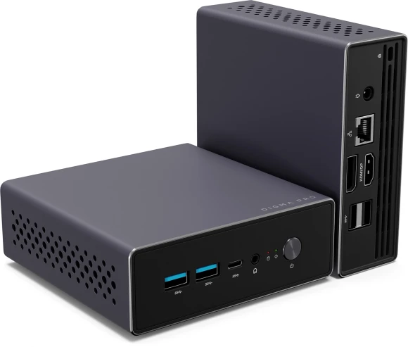 Неттоп Digma Pro Minimax U1 i5 1335U (1.3) 16Gb SSD512Gb Iris Xe Windows 11 Pro GbitEth WiFi BT 60W темно-серый/черный (DPP5-ADXW03)