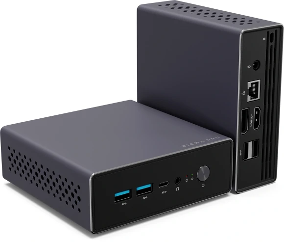 Неттоп Digma Pro Minimax U1 i5 1335U (1.3) 16Gb SSD512Gb Iris Xe Windows 11 Pro GbitEth WiFi BT 60W темно-серый/черный (DPP5-ADXW03)