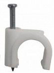 Клипсы Hyperline GC-1C для кабеля полиэтилен6мм (упак.:100шт)