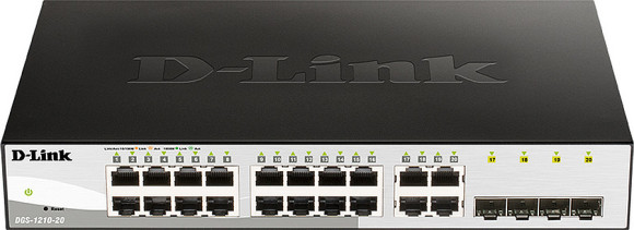Коммутатор D-Link DGS-1210-52/FL2A (L2) 52x1Гбит/с 4xКомбо(1000BASE-T/SFP) управляемый